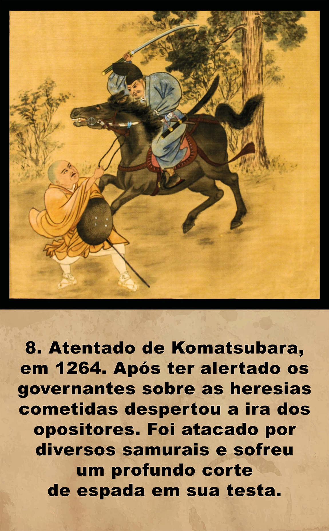  Atentado de Komatsubara,em 1264