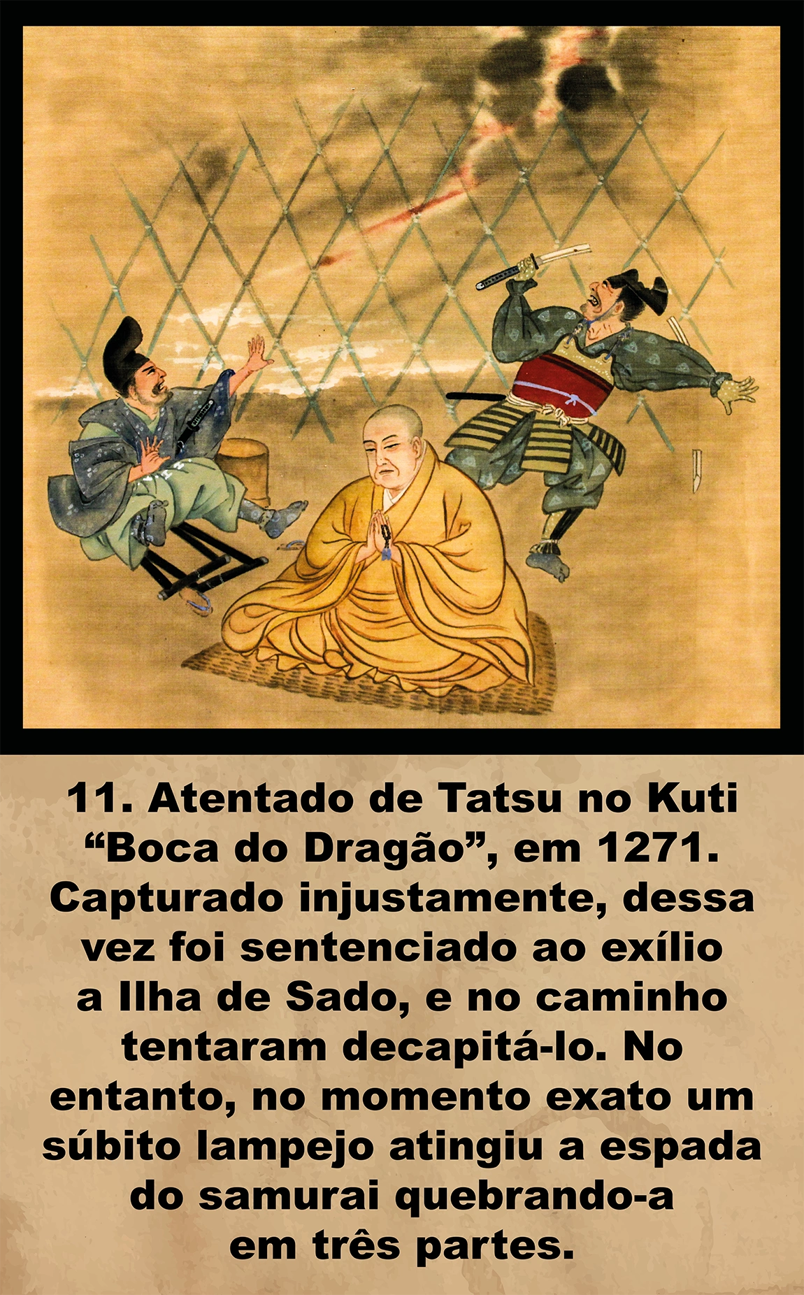Atentado de Tatsu no Kuti "Boca do Dragão" em 1271